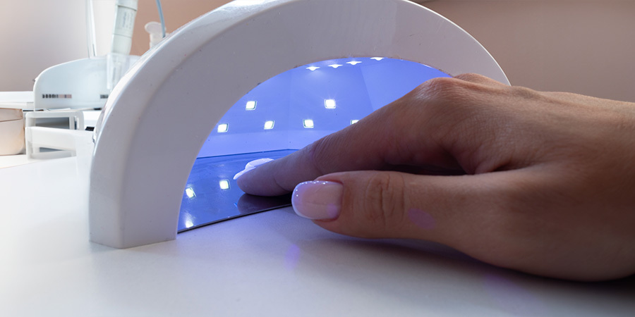 UV LED lamp used for curing manicure